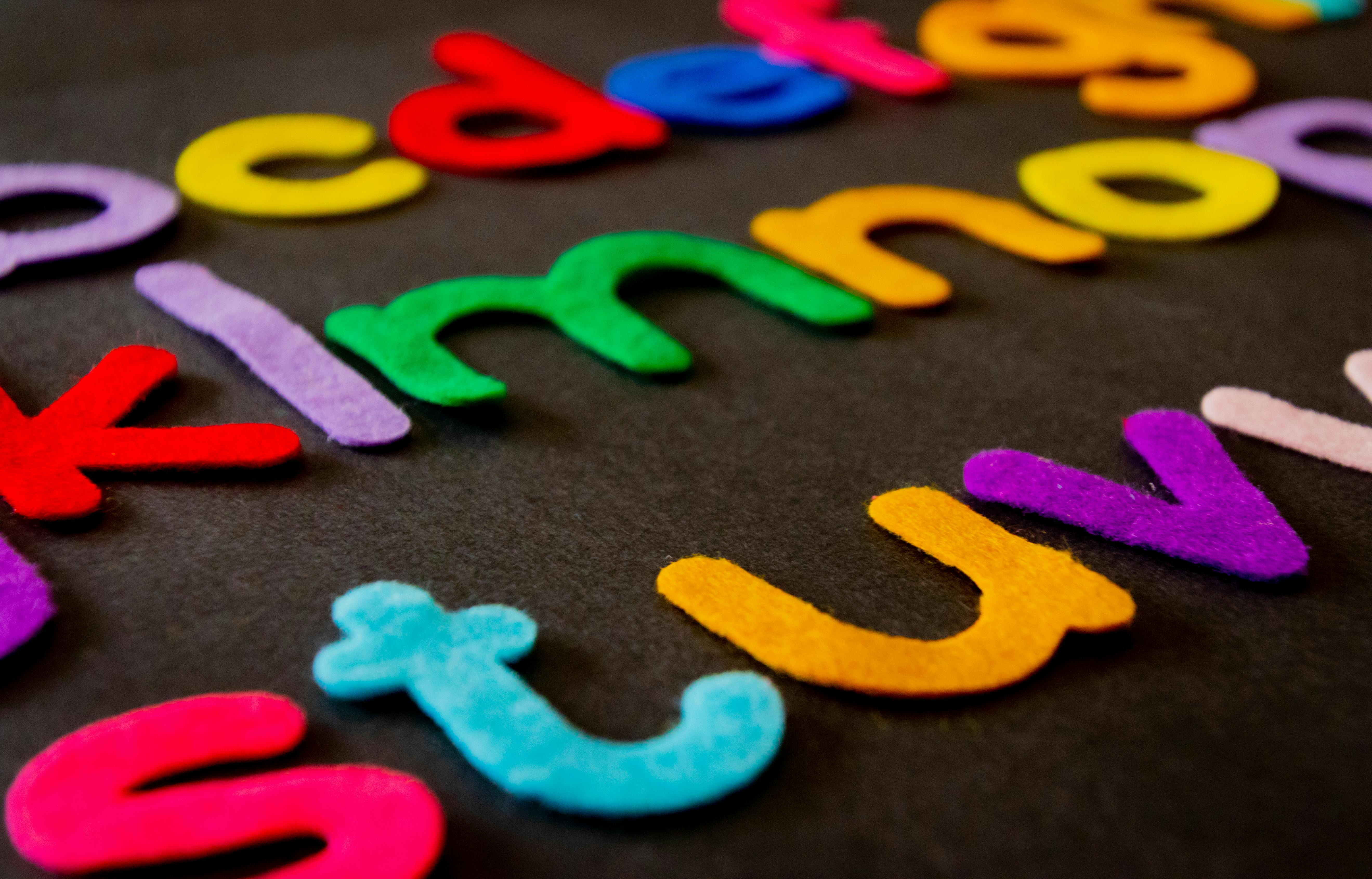 Preschool children learning letters and alphabet at Sunkiss Academy